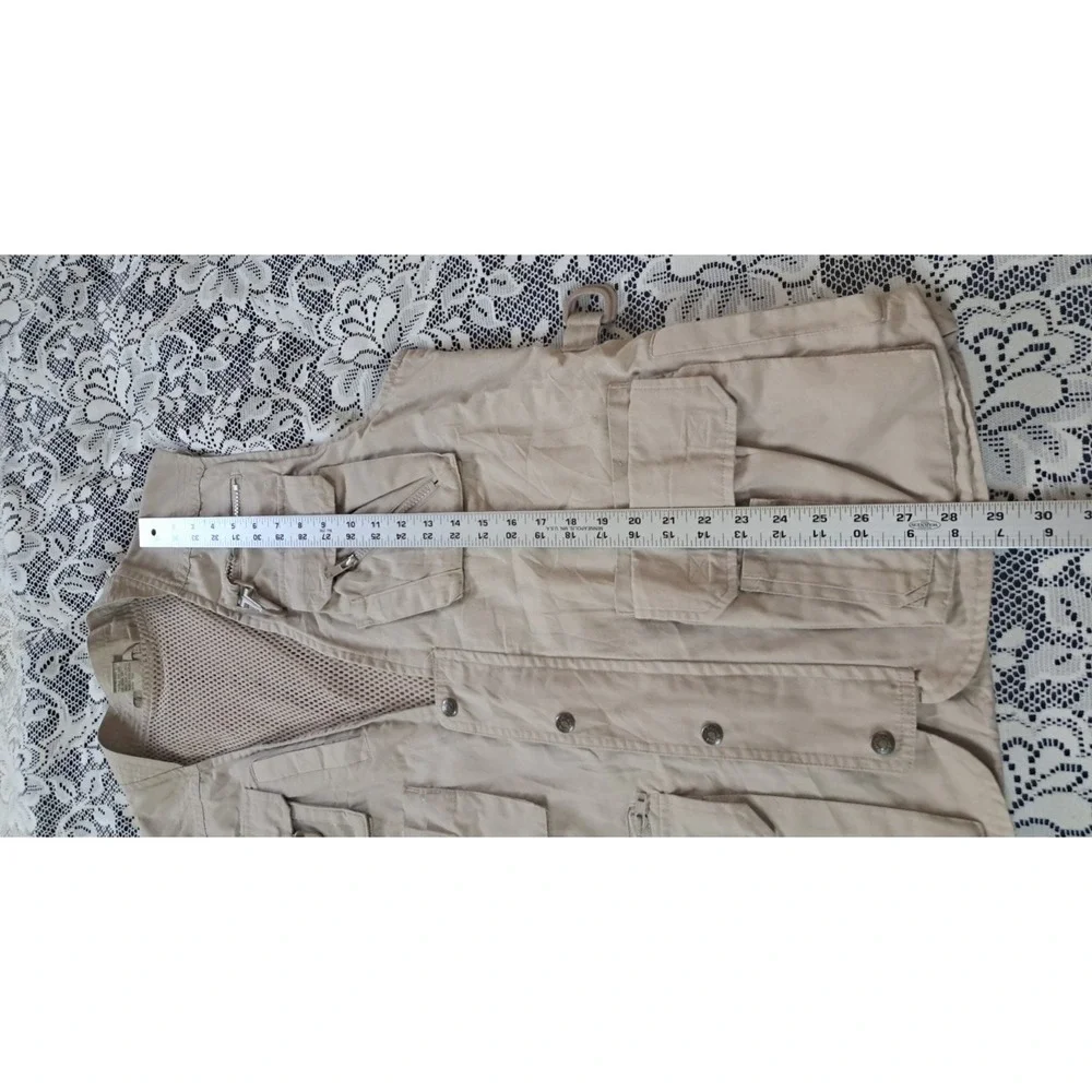 KODAK Attaccapami Photographers Vest L Khaki Adjustable‎ Vented Multiple Pockets